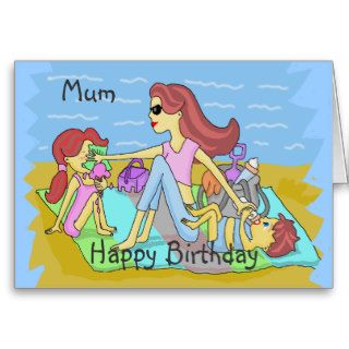 Busy Mom Birthday Card