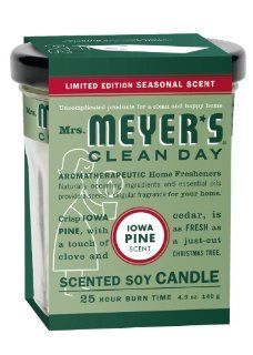 Mrs. Meyers Clean Day Candle   Iowa Pine, 4.90 Ounce (Pack of 2) : Aromatherapy Candles : Beauty