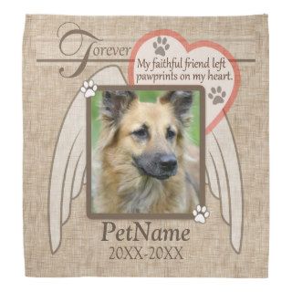 Forever Loved Angel Wings Pet Sympathy Custom Do rag