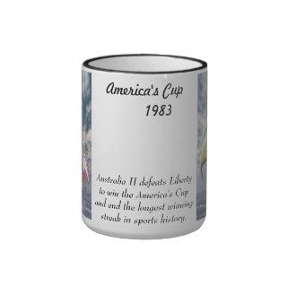 America's cup . . . the upset. coffee mug