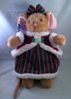 12" Christmas Mrs. Mouse Plush Toys & Games