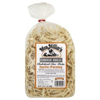 Mrs. Miller's Garlic Parsley Pasta Noodles, 14oz Bag : Italian Pasta : Grocery & Gourmet Food