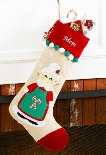 Character Christmas Stocking: Mrs. Clause   Mr And Mrs Christmas Stockings