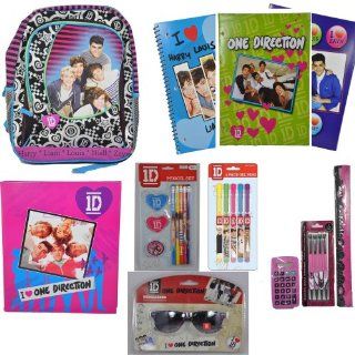 One Direction School Supplies and Back to School Set   Includes 3 Ring Binder   Backpack   Folders   Notebook   And Much More One Direction Merchandise   Perfect Gift: Toys & Games