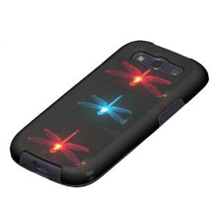 Red Glowing Dragonflies Samsung Galaxy S Case Samsung Galaxy S3 Covers