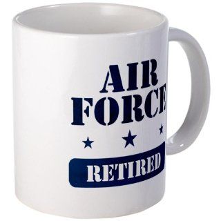 Air Force Retired Mug Mug by CafePress: Kitchen & Dining