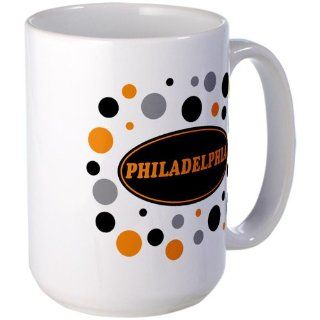 CafePress Celebrate Philadelphia Large Mug Large Mug   Standard: Kitchen & Dining