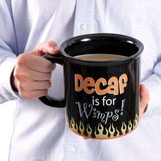 Garfield Decaf Wimps Giant 52 oz. Mug   Gi normous For Your Coffee Holic: Kitchen & Dining