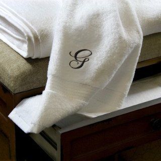 Giovanni 6 Piece Towel Set Monogram Color: Black, Monogram Letter: Y   Bath Towels