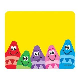 Colorful Crayons Name Tags: Toys & Games