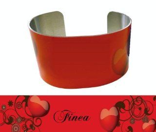 Personalized cuff bracelet with text Finea (first name/surname/nickname): Sports & Outdoors