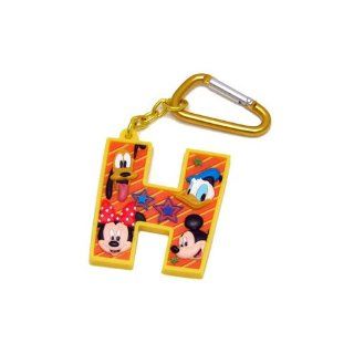Mickey and Friends Letter H Laser Cut Keychain: Toys & Games