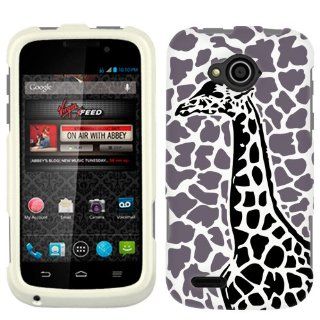 ZTE Reef Gray Giraffe Single On White Phone Case Cover: Cell Phones & Accessories