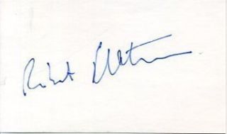 Robert Altman MASH The Player Director Signed Autograph   Memorabilia: Robert Altman: Entertainment Collectibles