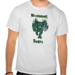 rugby, Mcdaniel Rugby Tee Shirt