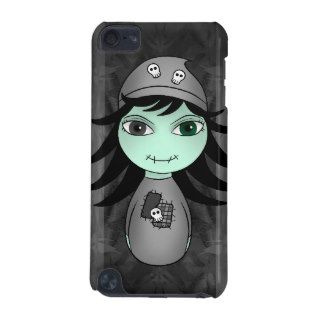 Cute little gothic zombie girl for Halloween iPod Touch (5th Generation) Cases