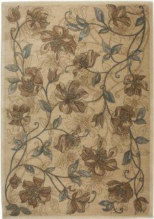 Rizzy Home Bellevue Cream Rug 7'7" x 5'3"   Area Rugs