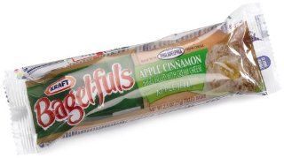Kraft Bagel fuls, Apple Cinnamon Bagel Filled with Cream Cheese and Apple Jelly, 2.5 Ounce, 76 Count Bagels  Packaged Bagels  Grocery & Gourmet Food