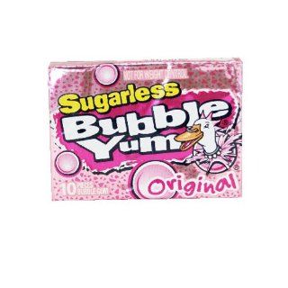 Bubble Yum Original Sugarless 12ct : Chewing Gum : Grocery & Gourmet Food