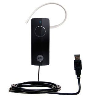 Hot Sync and Charge Straight USB cable for the Motorola HK100   Charge and Data Sync with the same cable. Built with Gomadic TipExchange Technology: GPS & Navigation
