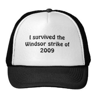 I survived the Windsor strike of 2009 Mesh Hat