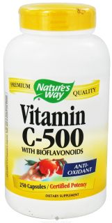 Natures Way   Vitamin C 500 Bioflavonoids   250 Capsules