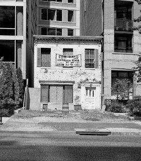 Photography Poster   Abandoned building Massachusetts Ave. near I St. NW Washington D.C. 24 X 21   Prints