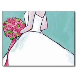 Bridal Wedding Shower Invitation Post Card