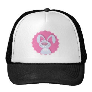 cute floppy ears bunny rabbit mesh hat