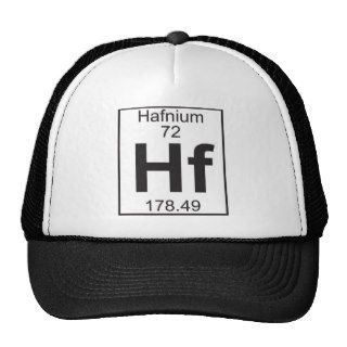 Element  72   hf (hafnium) mesh hat