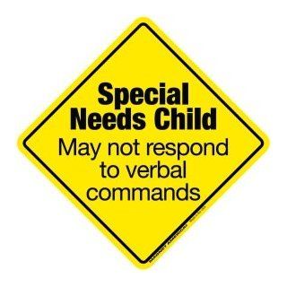 Special Needs Child Emergency Decal: Automotive