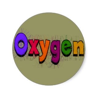 Respiratory Therapist "Oxygen" T Shirts & Gifts Round Stickers