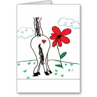 The horses pitute card