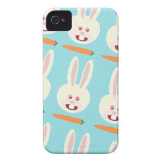 So Cute Bunnies and Carrot Pattern iPhone 4 Covers
