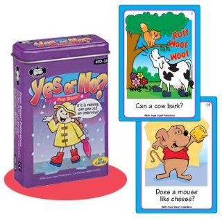 Yes or No? Fun Deck Cards   Super Duper Educational Learning Toy for Kids: Toys & Games
