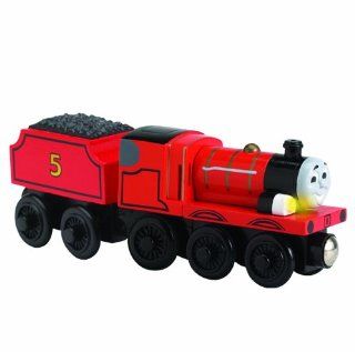 Thomas And Friends Wooden Railway   Talking James: Toys & Games