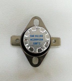 1pc Thermal Termal temperature Switch SW 150c 150 degrees 15A 250V Normally Close for microwave: Office Products