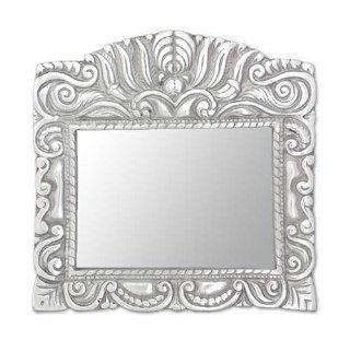 Aluminum picture frame, 'Mexican Baroque' (5x7)  
