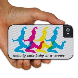 iPhone 4/4s BruteBoxTM  Dirty Dancing   Movie Quote   "Nobody puts baby"   2 Part Rubber and Plastic Protective Case Cell Phones & Accessories