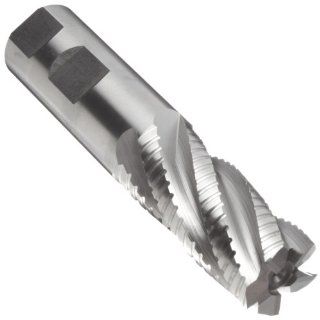 Melin Tool CRFP Cobalt Steel Square Nose End Mill, Uncoated (Bright) Finish, Non Center Cutting, 30 Deg Helix, 4 Flutes, 3.8750" Overall Length, 0.7500" Cutting Diameter, 0.75" Shank Diameter: Industrial & Scientific