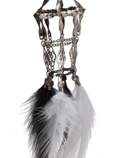 Clemmie Watson Feather Cage Earring
