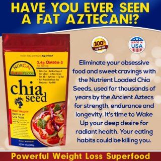 Chia Seeds   Raw Black, Gluten Free, Organic bulk, 1 Pound, Aids in Weight Loss, Diabetes Symptom Reduction, Protein Rich, Omega 3, Heart Healthy, Non pesticide, Antioxidant Rich, Non gmo, High in Omega 3, Kosher, Norcalsuperfoods, Free Ebook   Recipes, Ch