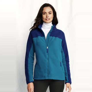 Lands End womens colourblock polartec aircore 200 jacket