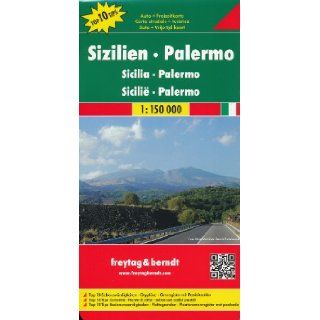 Sicily Road Map: Freytag Berndt: 9783707904567: Books