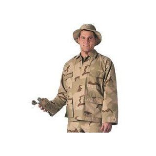 Authentic USMC Military Issue Buzz Off Insect Shield Tricolor Desert Camo Camouflage Long Sleeved Shirt (Small Long): Military Apparel Shirts: Clothing