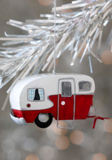 Mobile Home for the Holidays Ornament  Mod Retro Vintage Decor Accessories