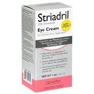 Striadril Eye Cream for Orbital Area Application, 1 Once Tube : Dark Circle Eye Treatments : Beauty