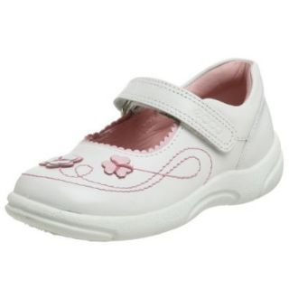 ECCO Toddler Glow Mary Jane, White/Light rose, 20 EU (US Toddler 5 M): Flats Shoes: Shoes