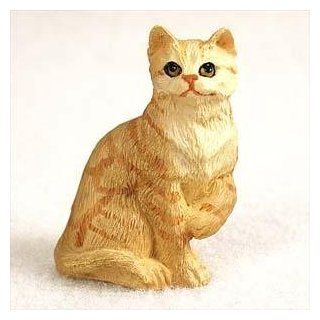 Shorthair, Red Tabby Tiny Ones Cat Figurines (2 in): Pet Supplies