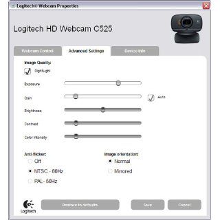 Logitech HD Webcam C525, Portable HD 720p Video Calling with Autofocus: Electronics